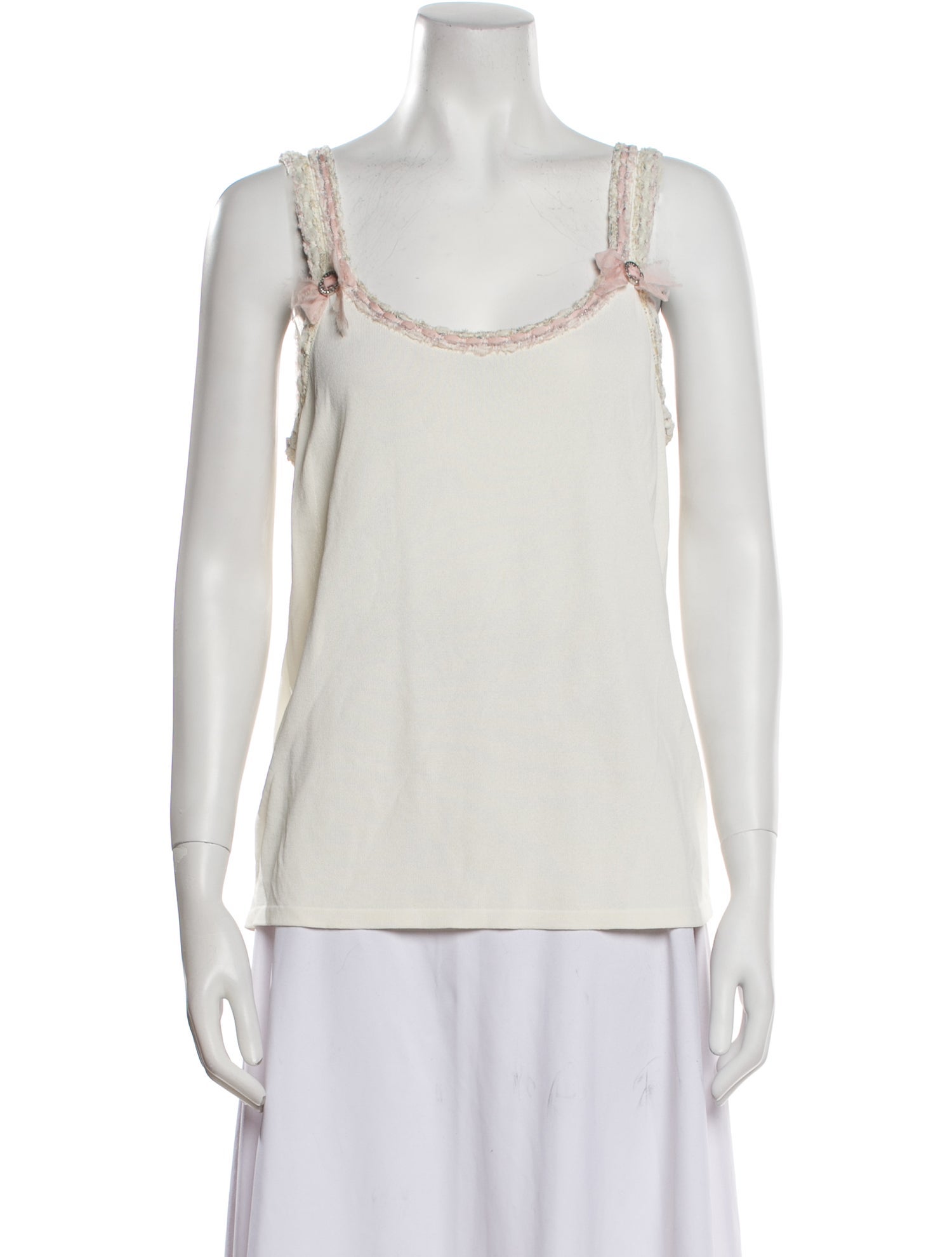 Escada Scoop Neck Sleeveless Top