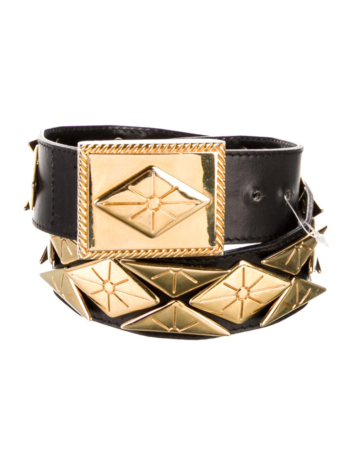 Escada Wide Leather Waist Belt
