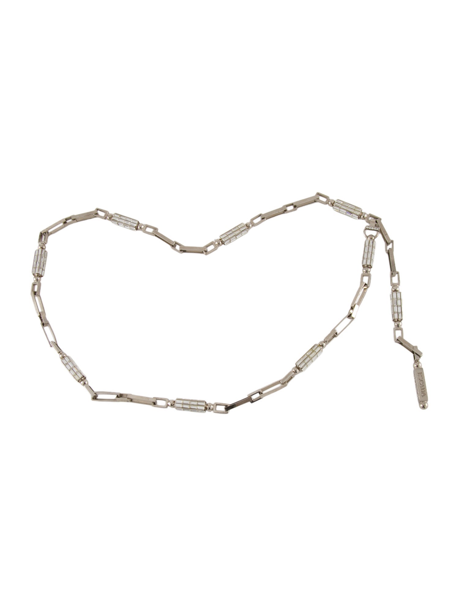 Escada Skinny Metal Waist Belt