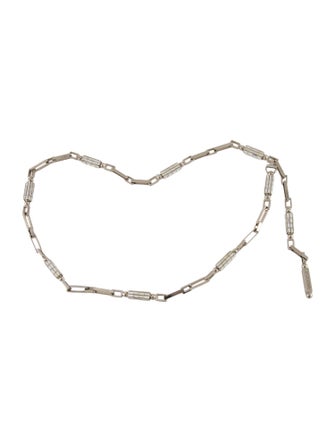 Escada Skinny Metal Waist Belt