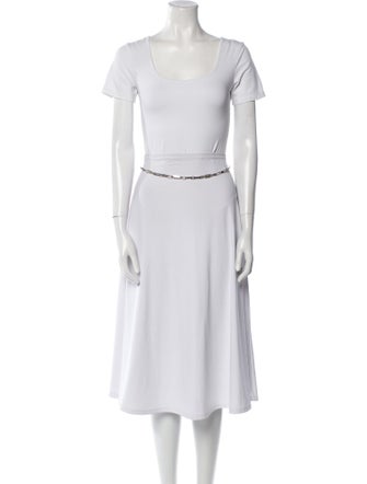 Escada Skinny Metal Waist Belt