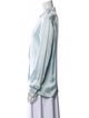 Escada Silk Long Sleeve Button-Up Top