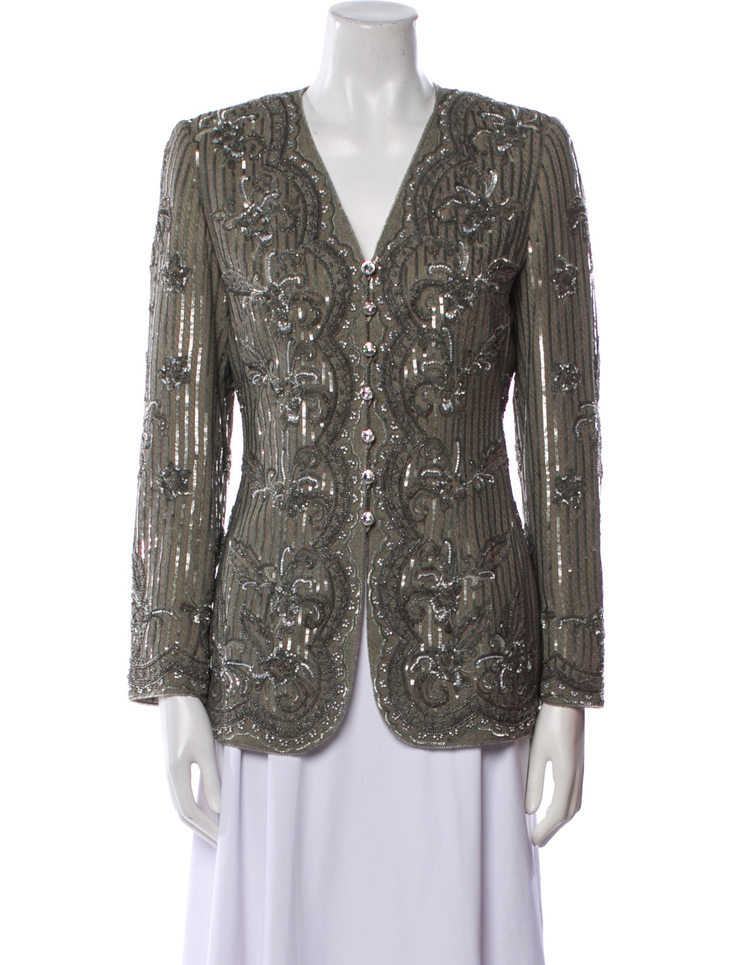 Escada Silk Printed Evening Jacket