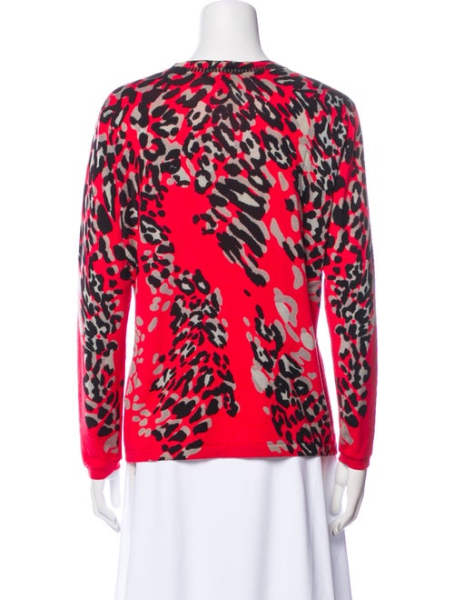 Escada Wool Animal Print Sweater