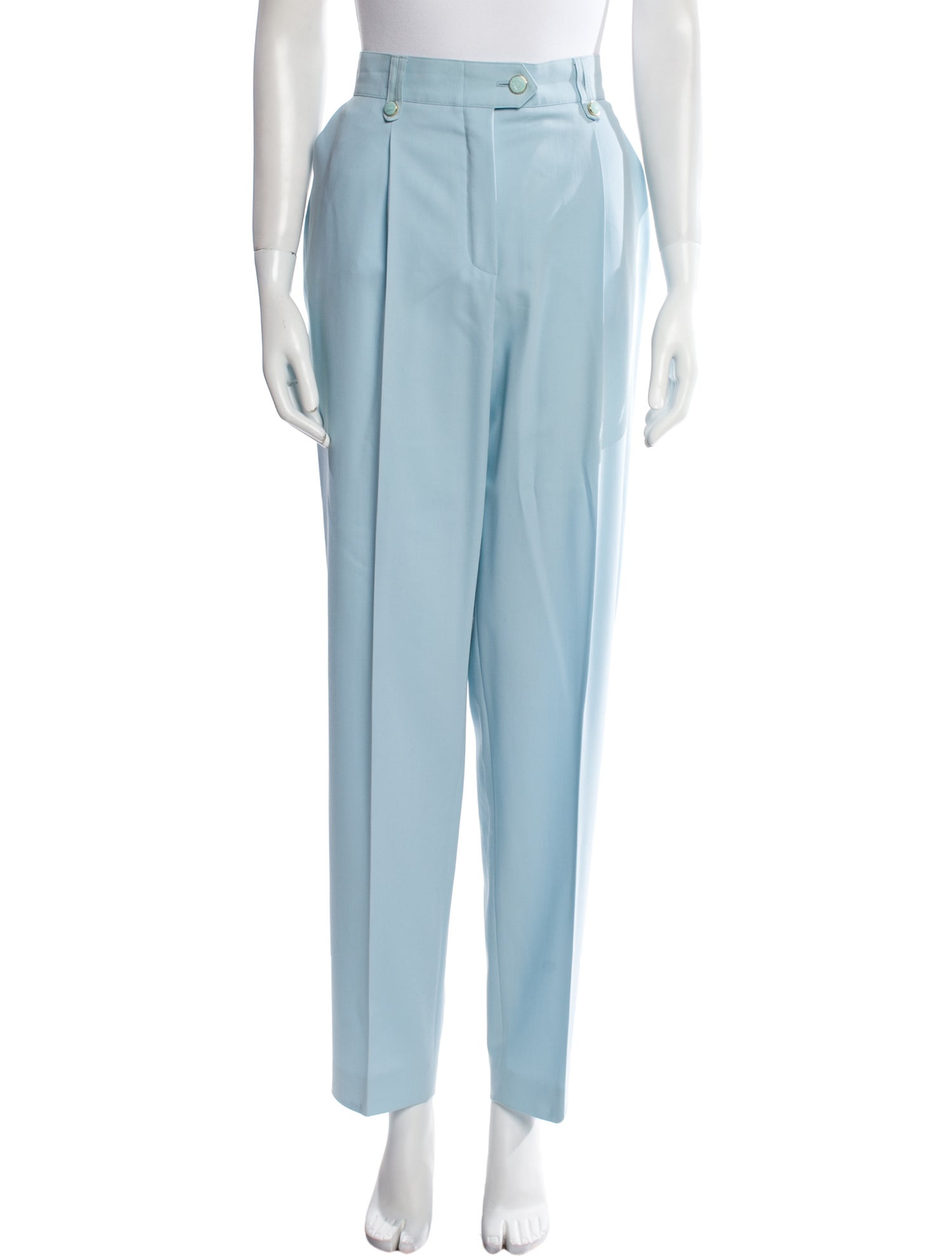 Escada Virgin Wool Straight Leg Pants