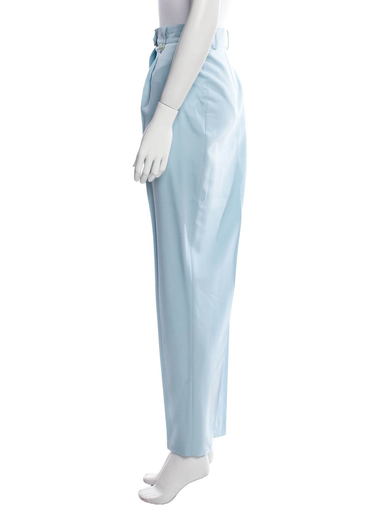 Escada Virgin Wool Straight Leg Pants