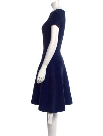 Escada Crew Neck Knee-Length Dress