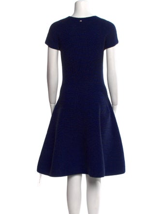 Escada Crew Neck Knee-Length Dress