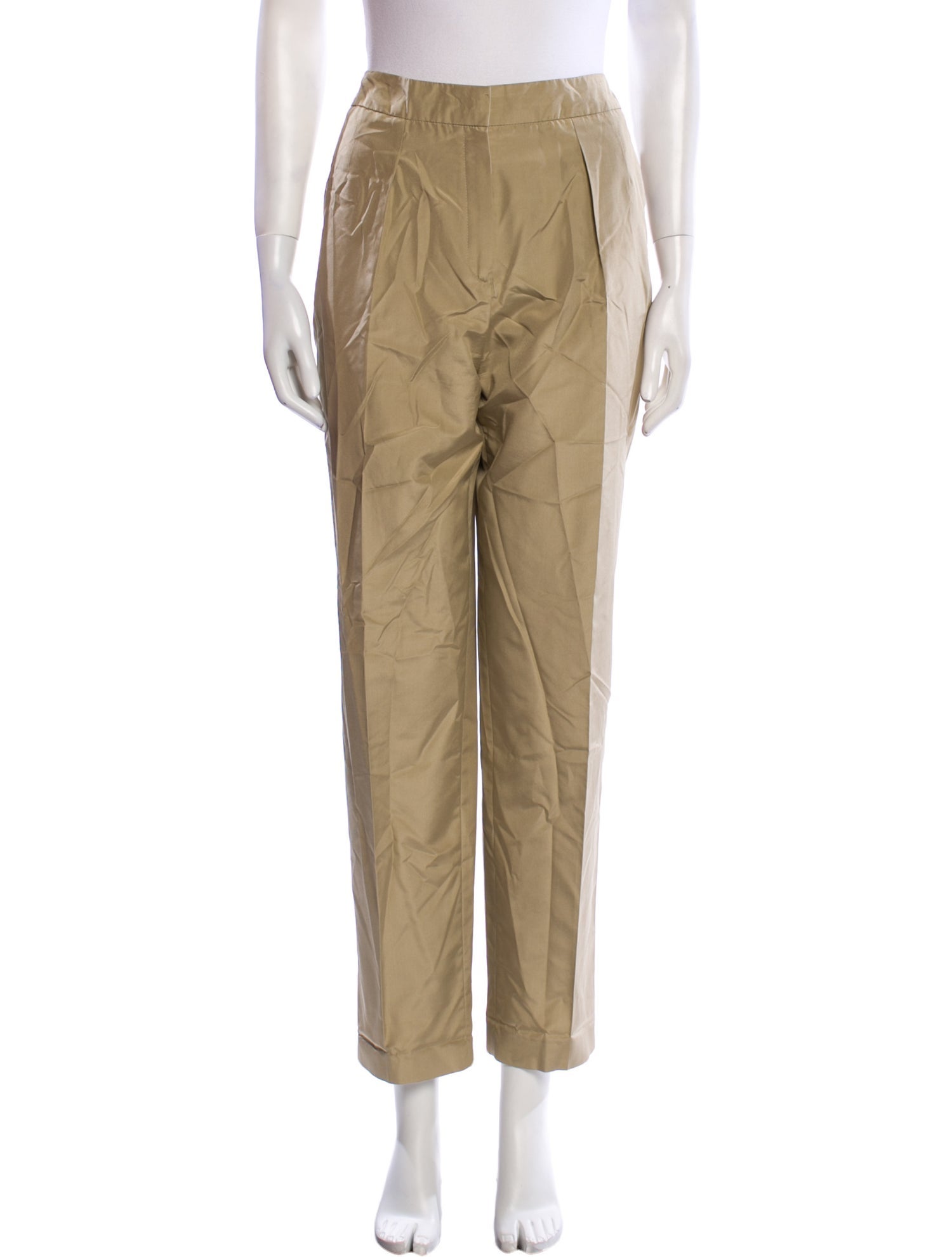 Escada Silk Straight Leg Pants