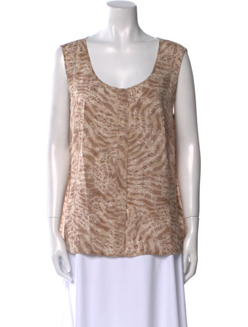 Escada Silk Scoop Neck Top