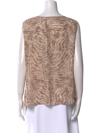 Escada Silk Scoop Neck Top