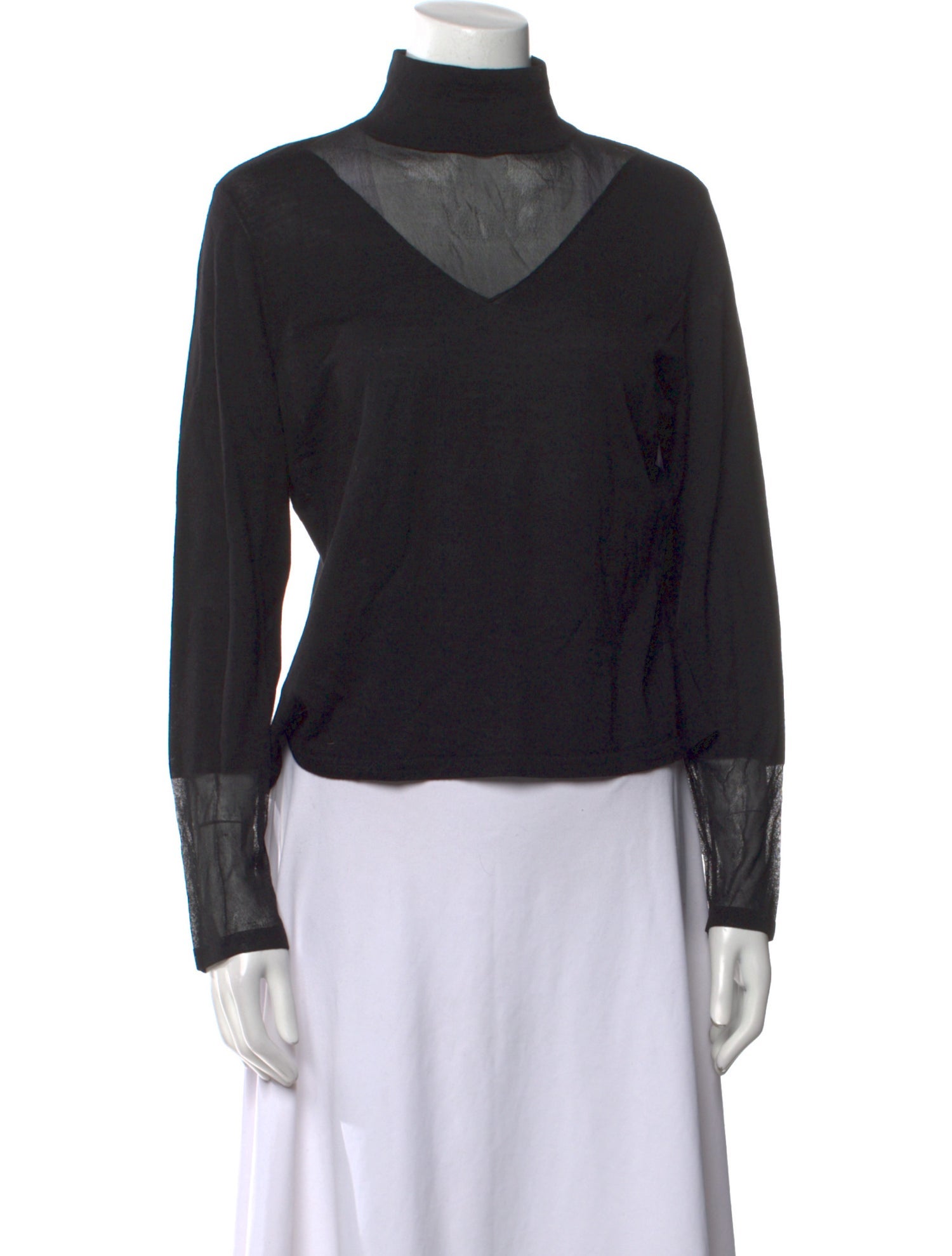 Escada Silk Turtleneck Sweater
