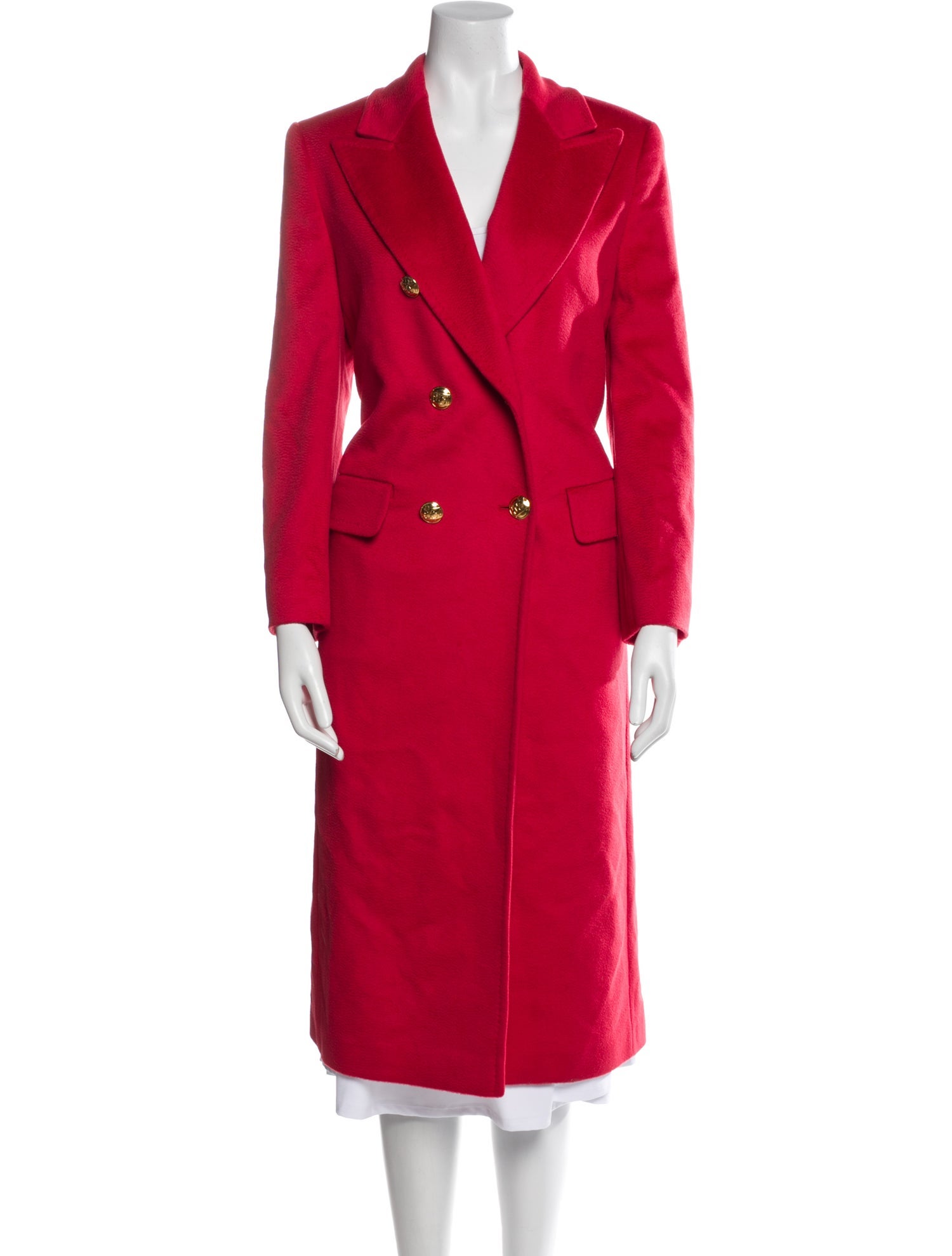 Escada Virgin Wool Peacoat