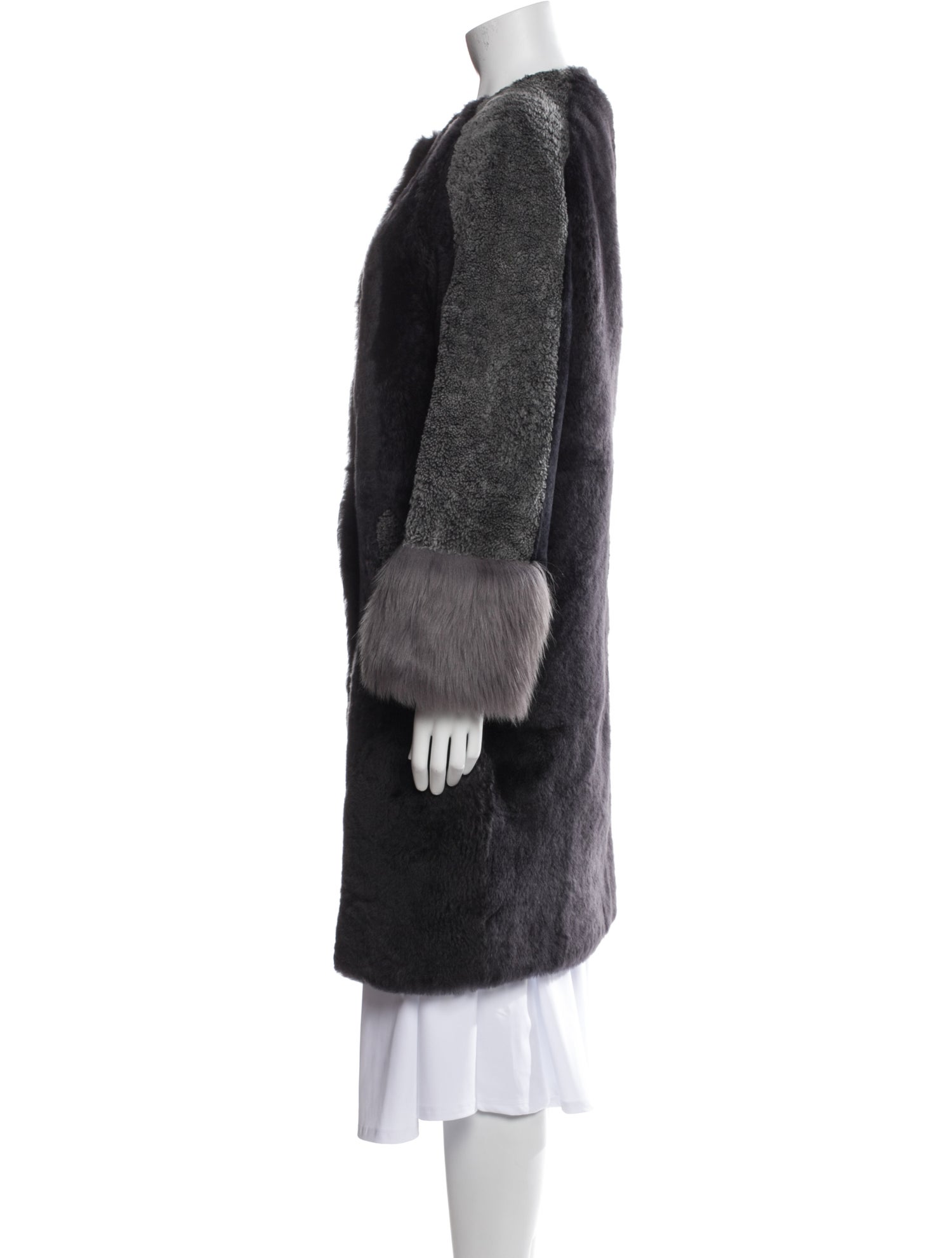 Escada Fur Faux Fur Coat