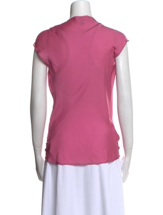 Escada Silk Cowl Neck Blouse