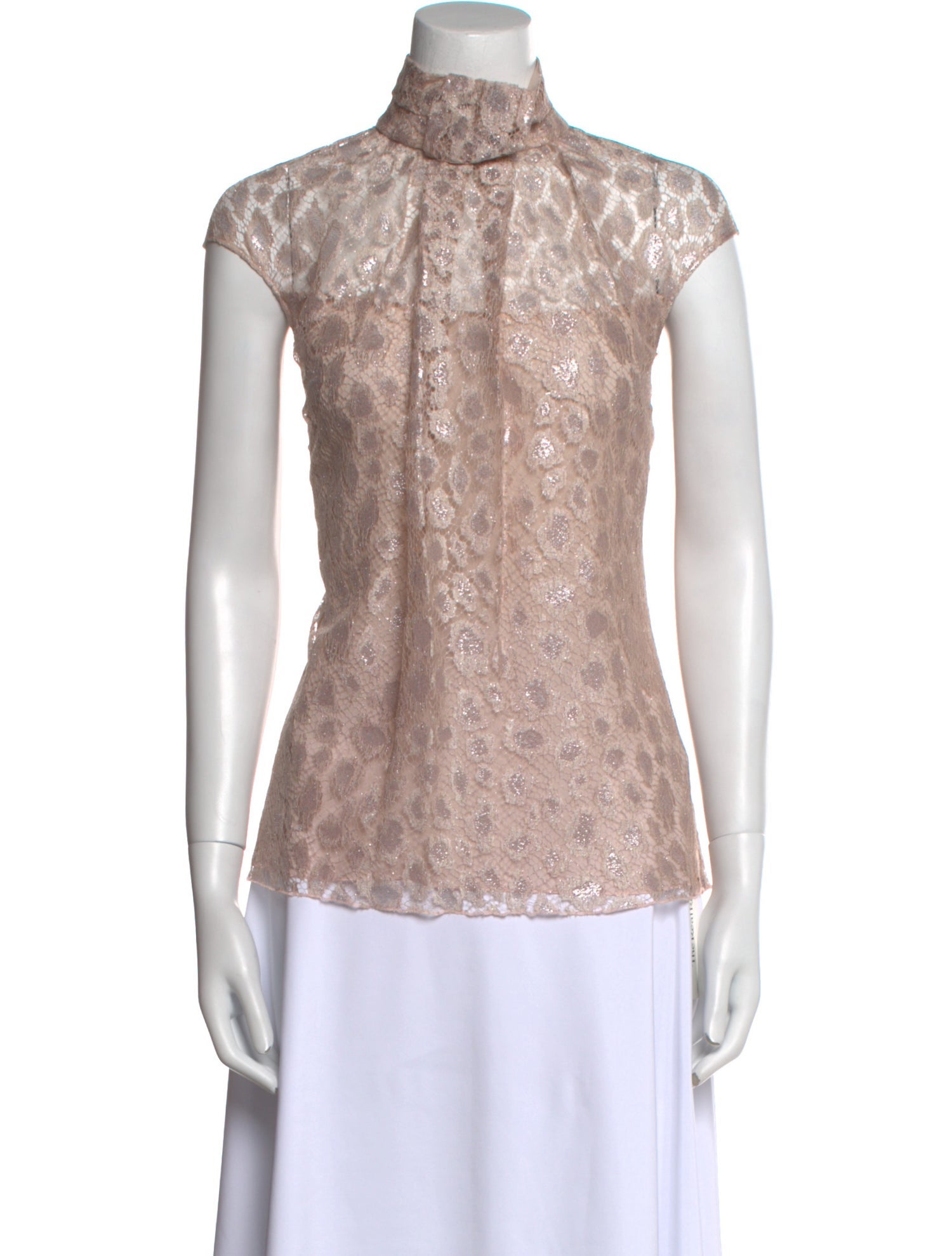 Escada Lace Lace Pattern Blouse