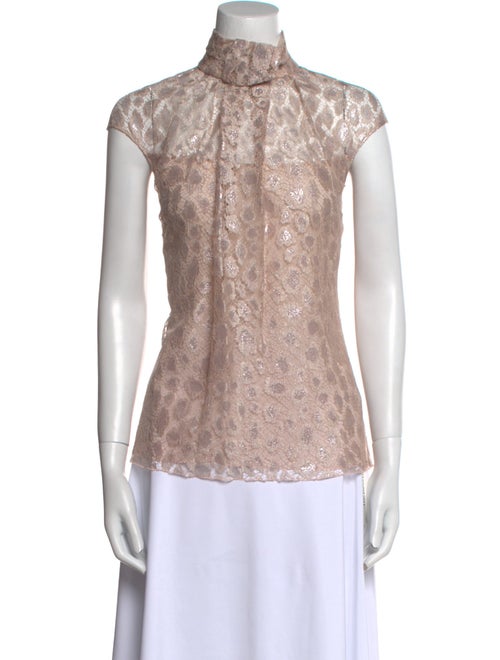 Escada Lace Lace Pattern Blouse