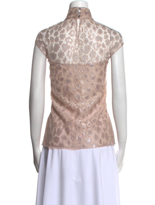 Escada Lace Lace Pattern Blouse