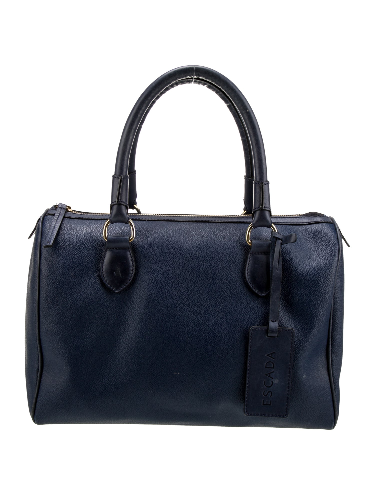 Escada Leather Top Handle Bag