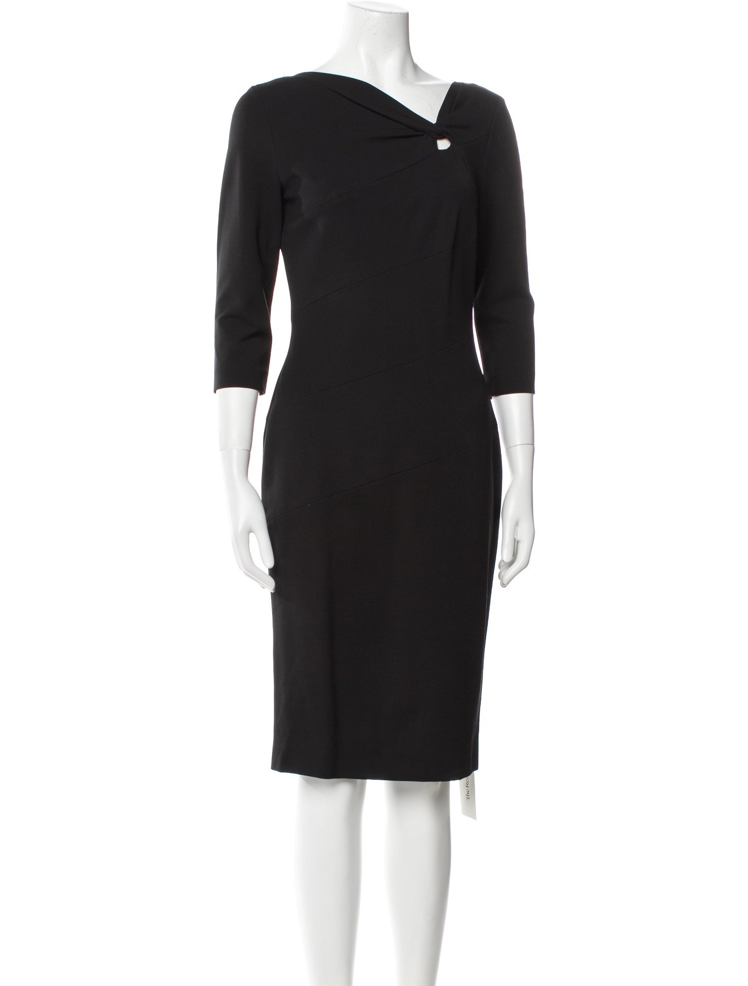 Escada One-Shoulder Knee-Length Dress