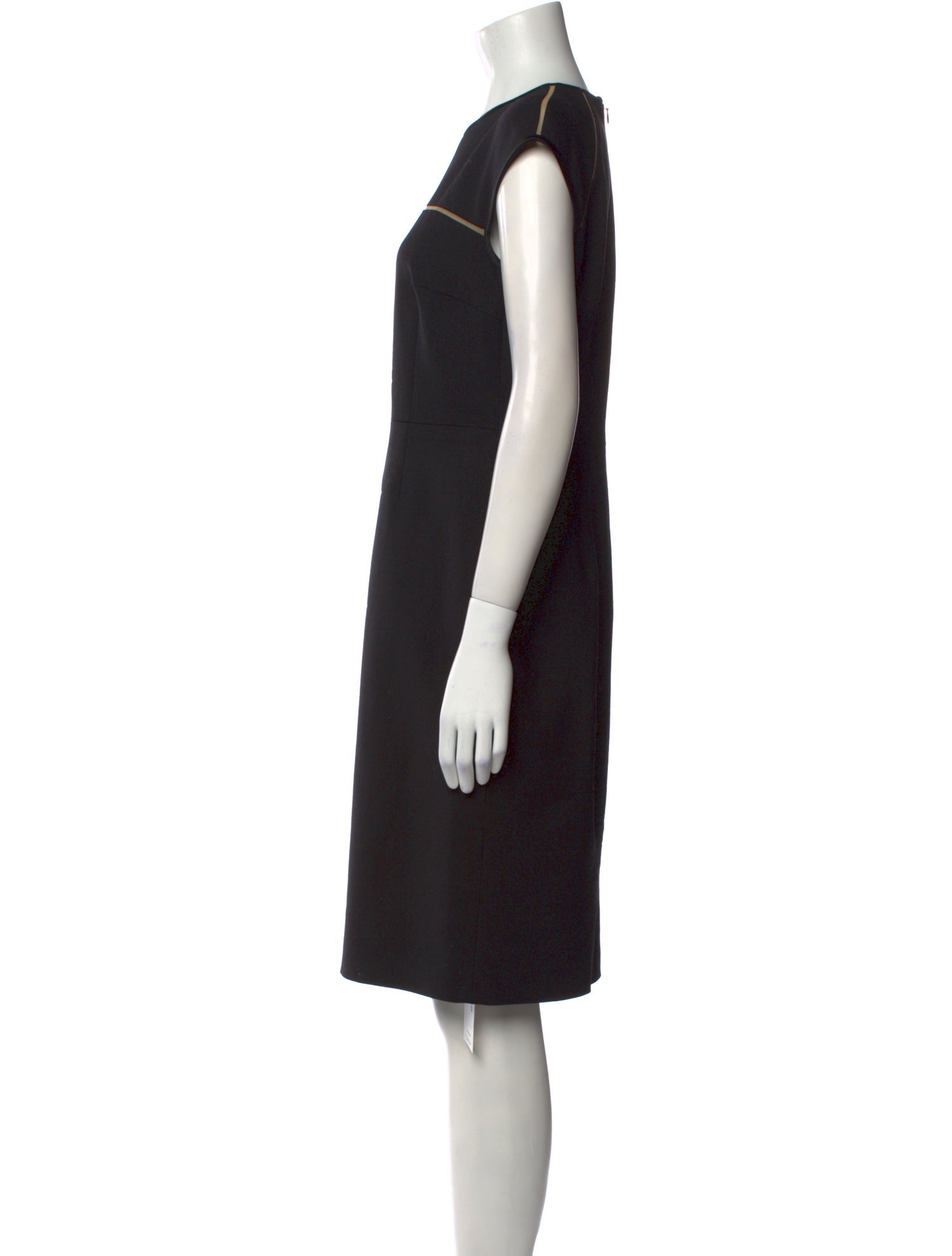 Escada Virgin Wool Knee-Length Dress