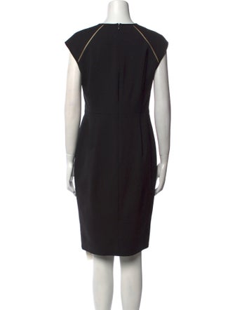 Escada Virgin Wool Knee-Length Dress