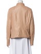 Escada Lamb Leather Biker Jacket
