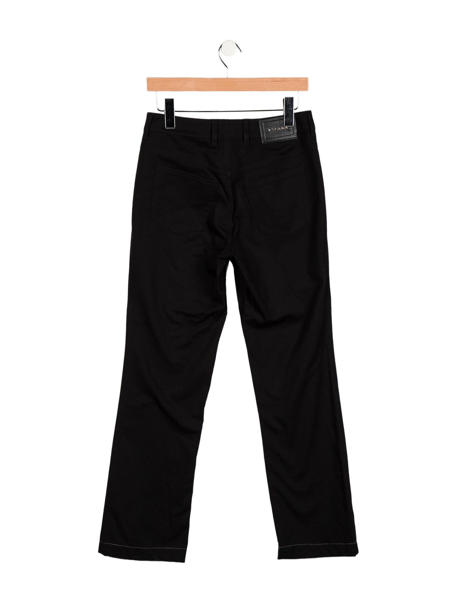 Escada High-Rise Straight Leg Jeans