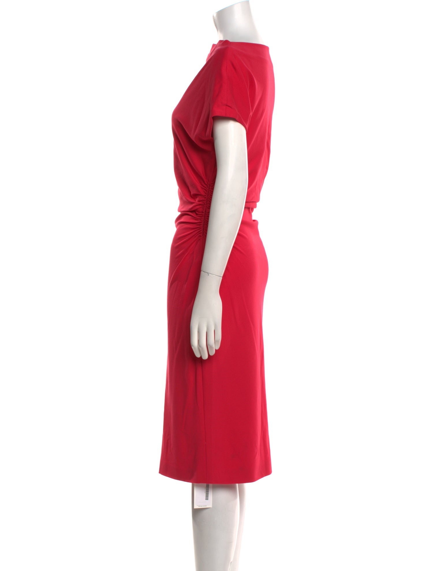 Escada Bateau Neckline Midi Length Dress