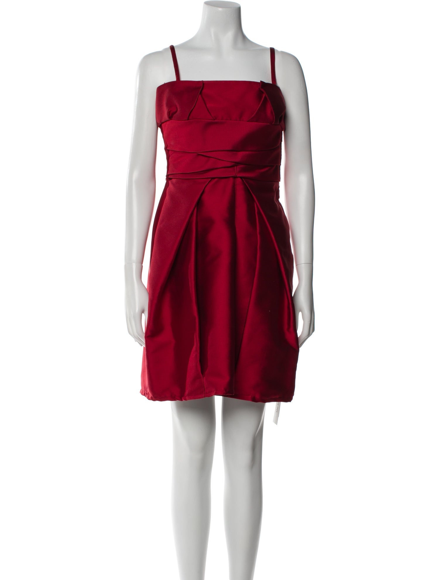 Escada Square Neckline Mini Dress