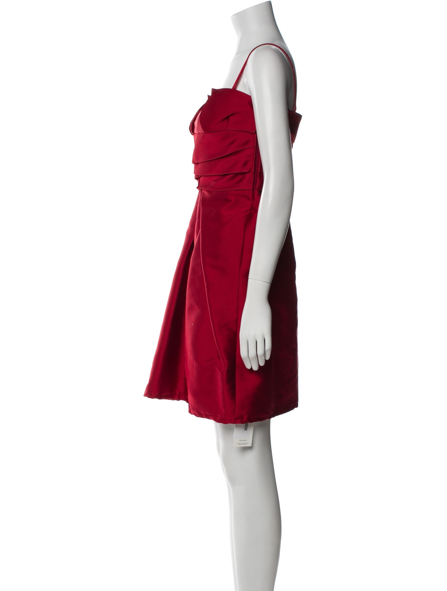 Escada Square Neckline Mini Dress