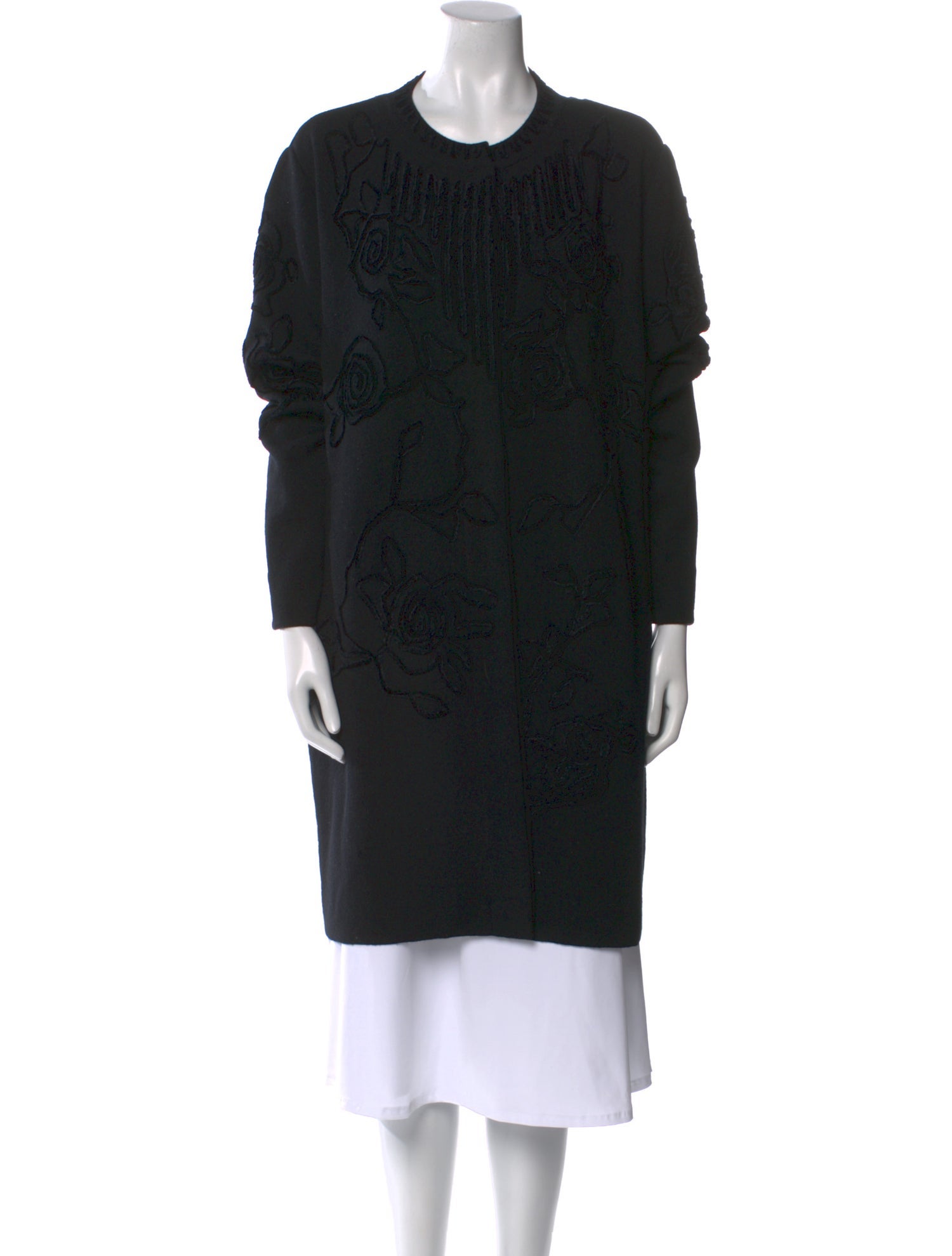 Escada Printed Crew Neck Sweater