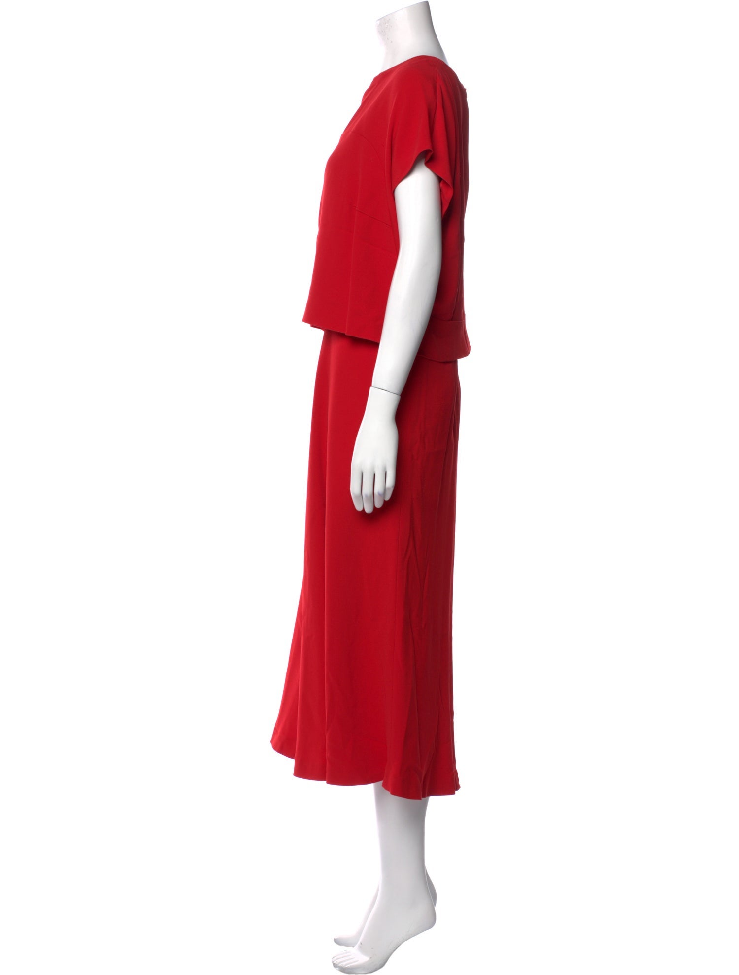 Escada Crew Neck Long Dress