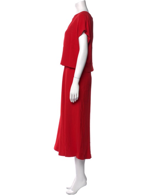Escada Crew Neck Long Dress