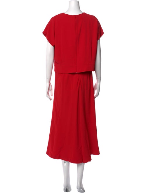 Escada Crew Neck Long Dress