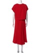 Escada Crew Neck Long Dress