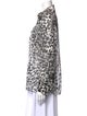 Escada Silk Animal Print Blouse