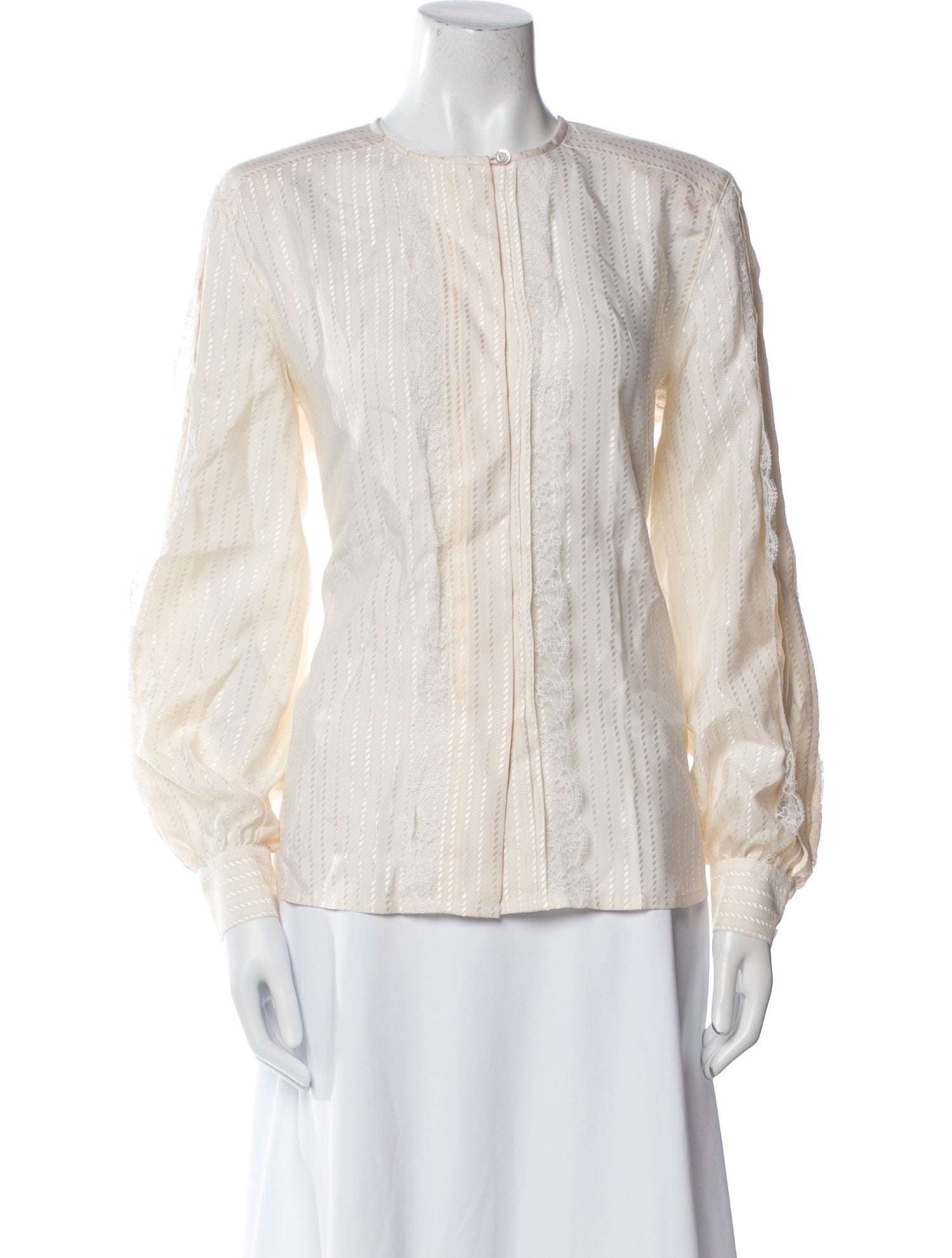 Escada Silk Crew Neck Blouse