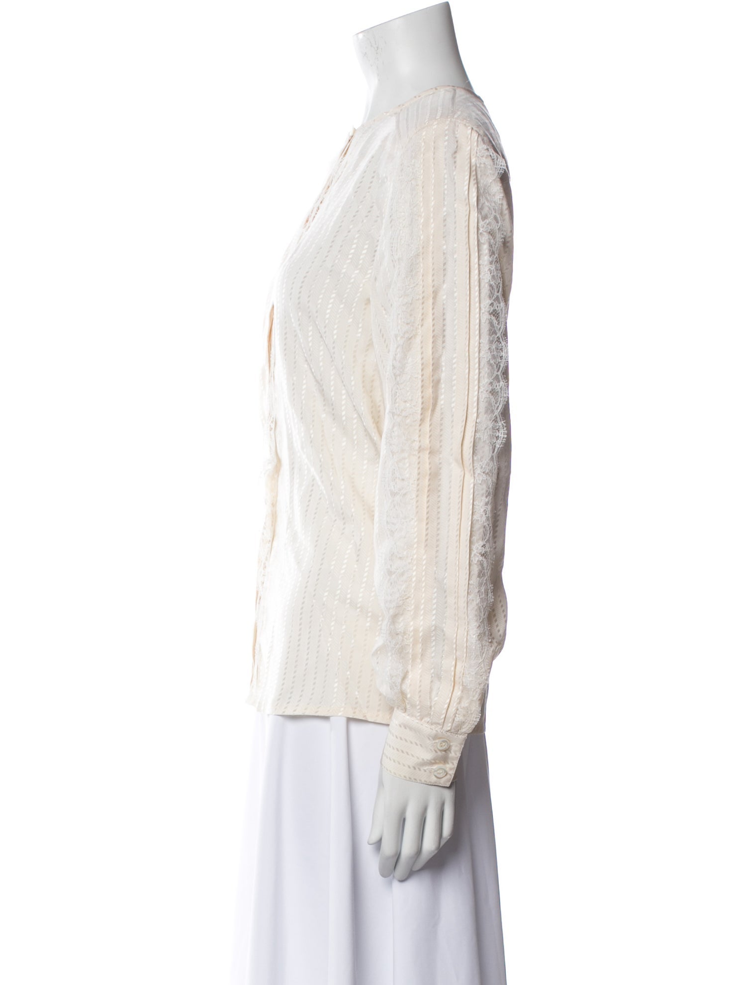 Escada Silk Crew Neck Blouse