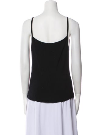 Escada Square Neckline Sleeveless Top