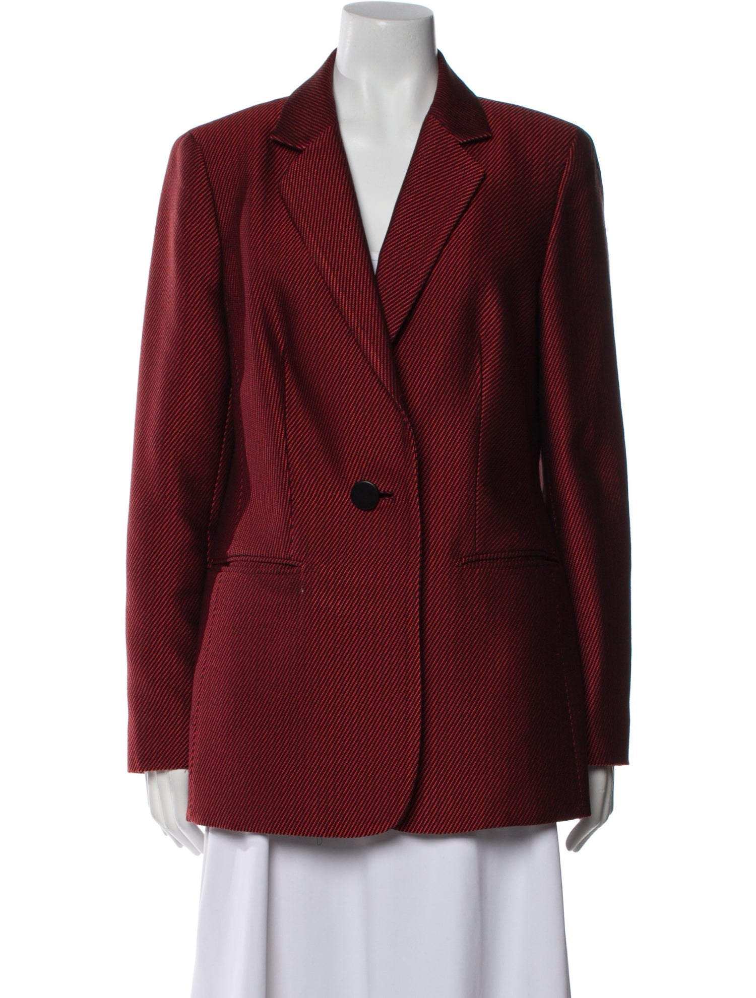 Escada Wool Striped Blazer