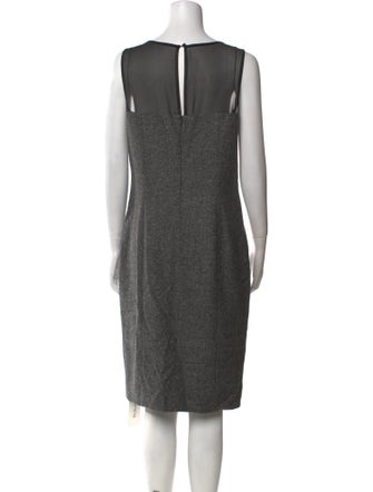 Escada Virgin Wool Knee-Length Dress