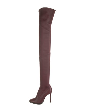 Escada Leather Sock Boots