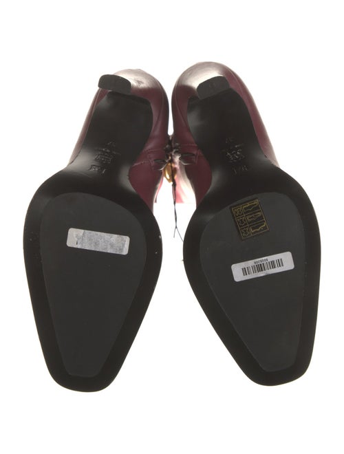 Escada Leather Sock Boots