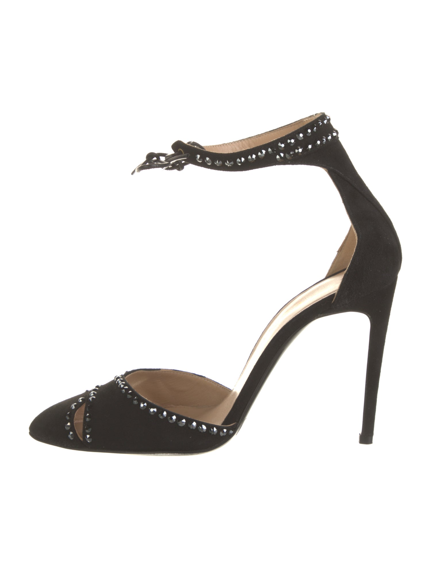 Escada Satin D'Orsay Pumps