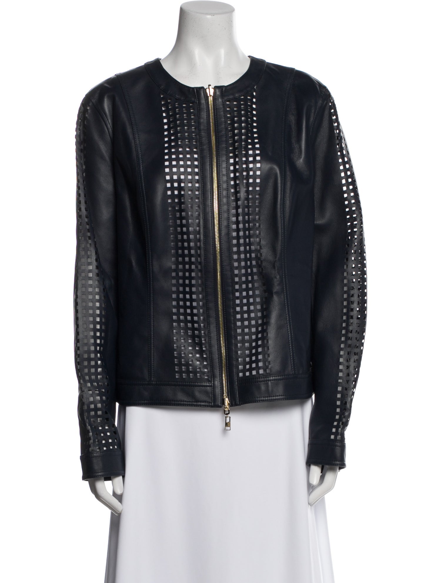 Escada Lamb Leather Biker Jacket w/ Tags