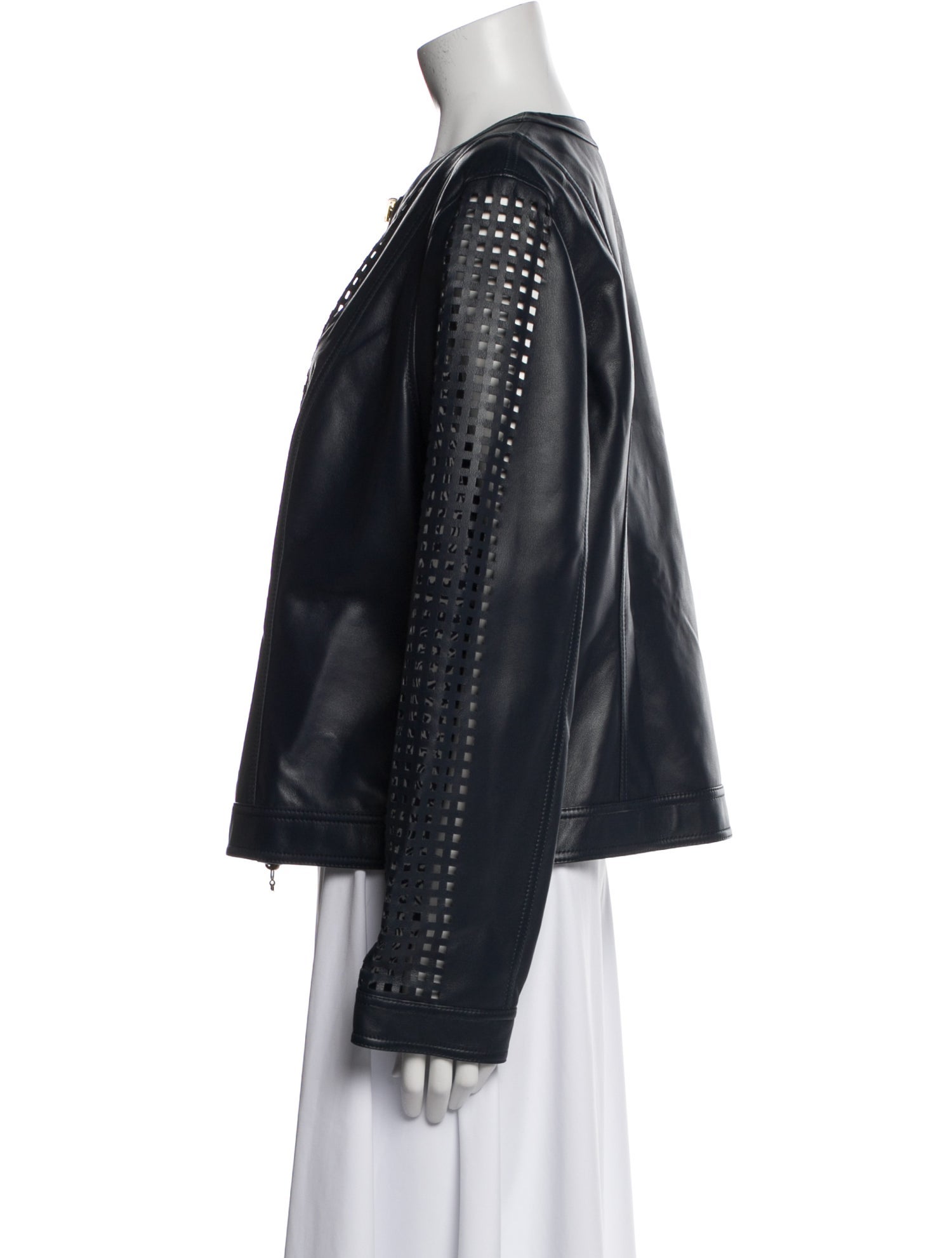 Escada Lamb Leather Biker Jacket w/ Tags