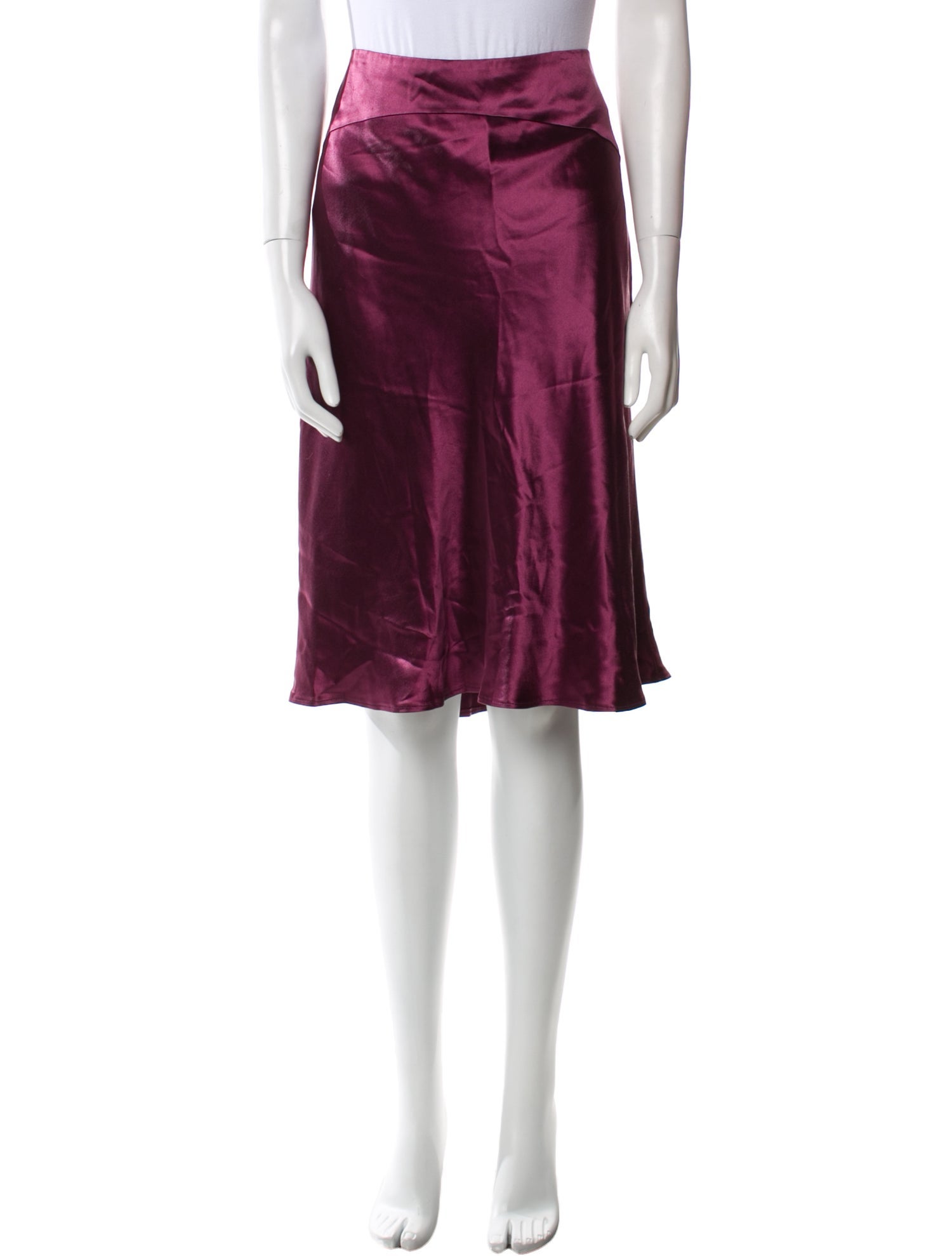 Escada Silk Knee-Length Skirt