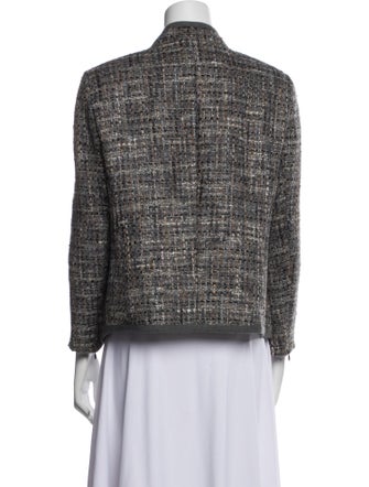 Escada Virgin Wool Tweed Pattern Blazer
