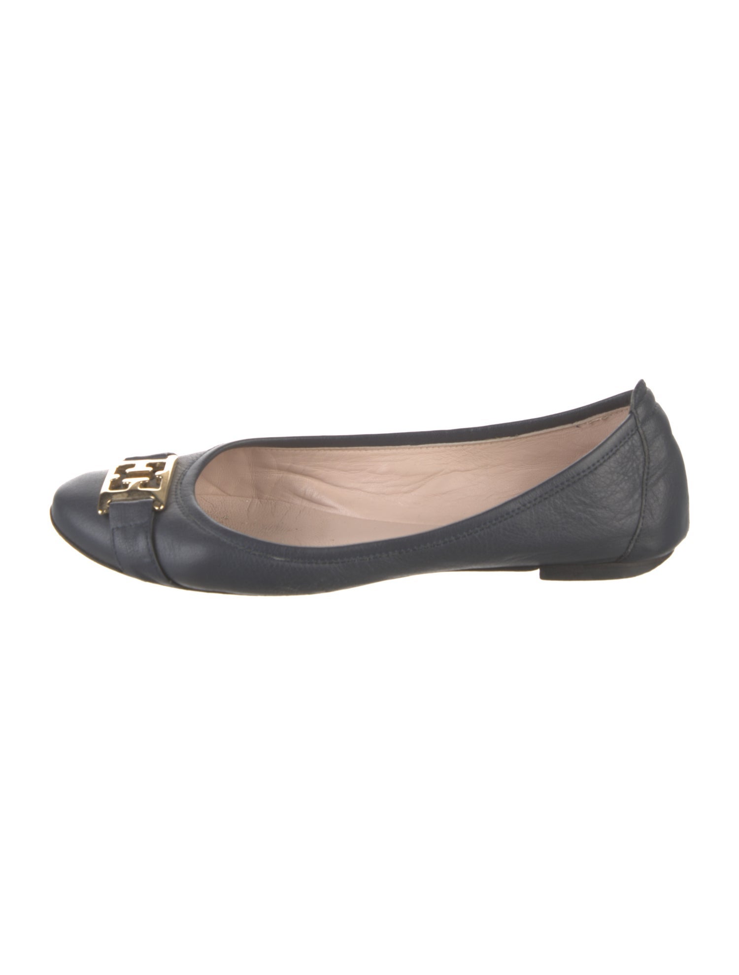 Escada Leather Ballet Flats